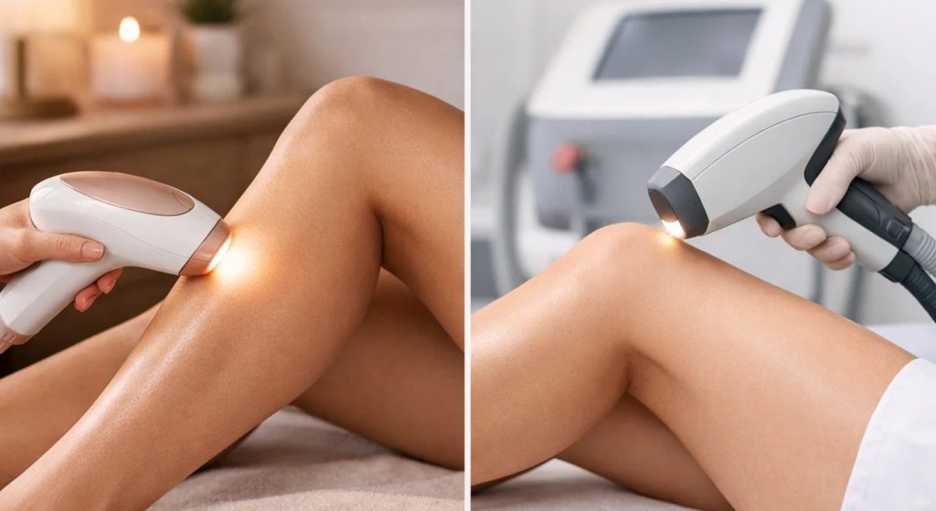 Épilateur laser ou lumière pulsée : le comparatif ultime pour choisir en 2026